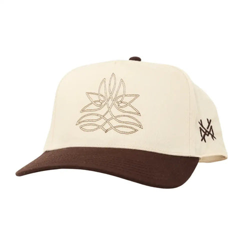Boot Stitch Snapback Hat
